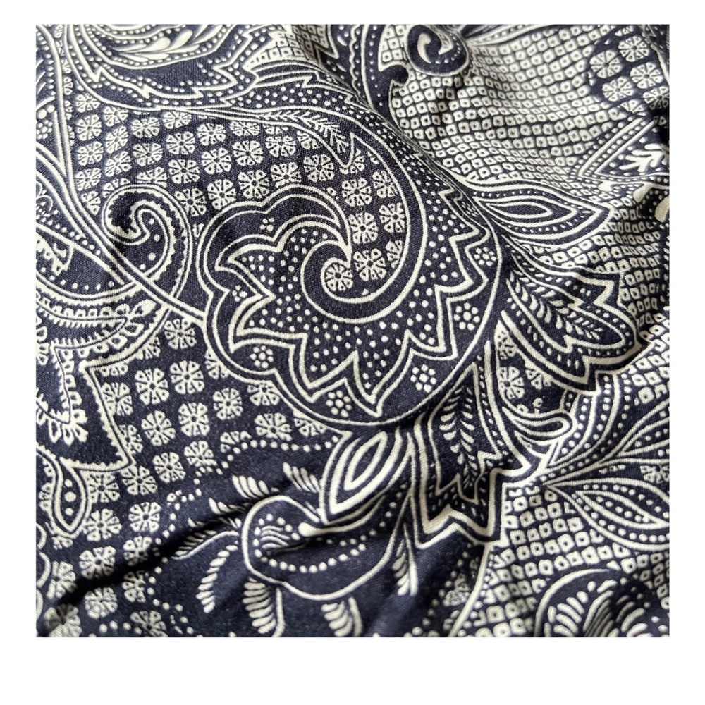 Jessica Simpson Maternity Paisley Patterned wide leg pants - Blue & White
